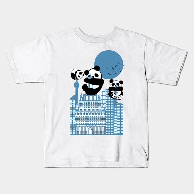 Panda Kids T-Shirt by ARTiMERCH